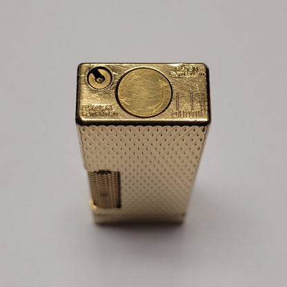 Alfred Dunhill Rollagas Gold Plated & Firehead Lighter