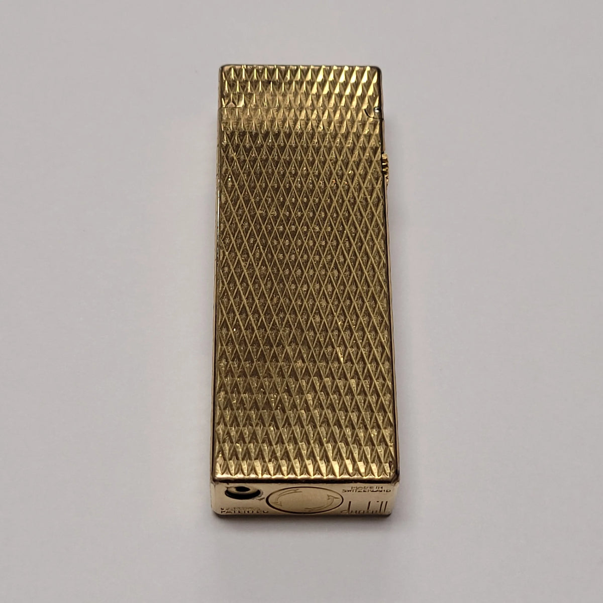 Alfred Dunhill Rollagas Gold Plated & Firehead Lighter