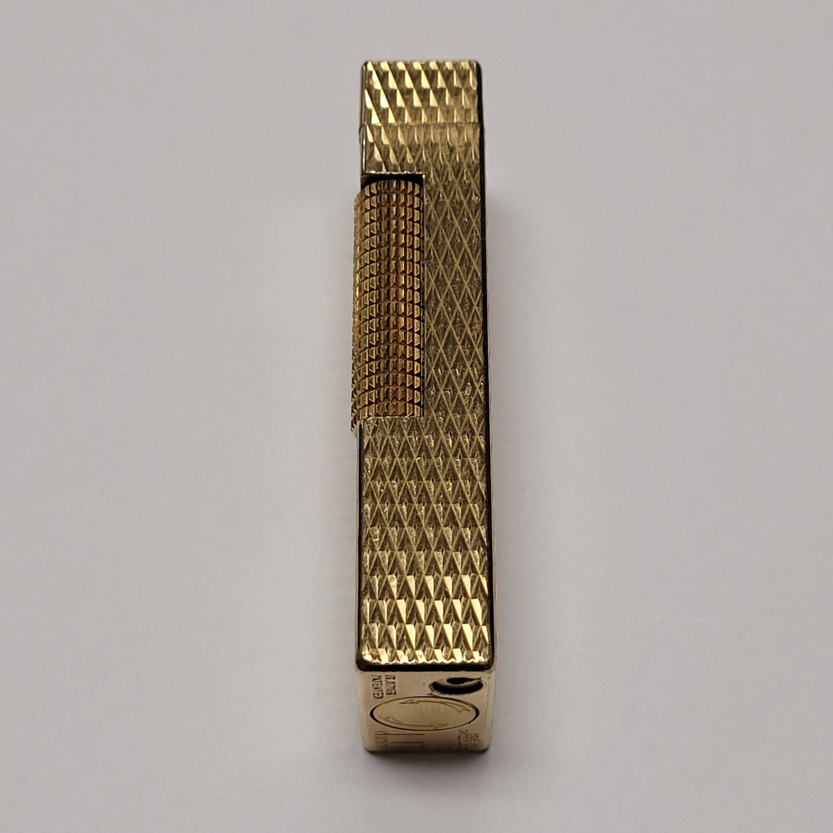Alfred Dunhill Rollagas Gold Plated & Firehead Lighter