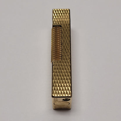 Alfred Dunhill Rollagas Gold Plated & Firehead Lighter