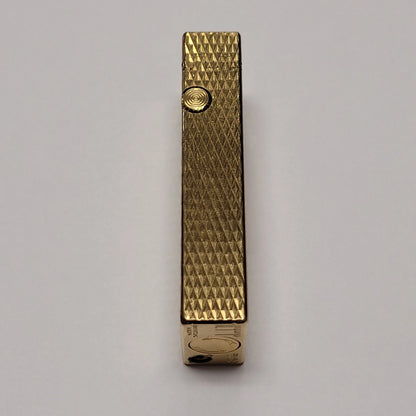 Alfred Dunhill Rollagas Gold Plated & Firehead Lighter