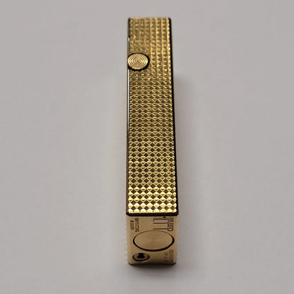 Alfred Dunhill Rollagas Gold Plated Hobnail Lighter