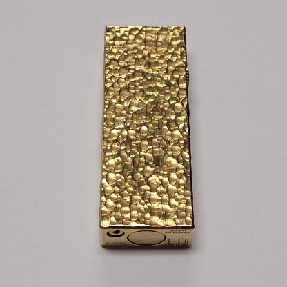 Alfred Dunhill Rollagas Bark & Gold Plated Lighter