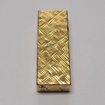Alfred Dunhill Rollagas Gold Plated & Florentine Lighter