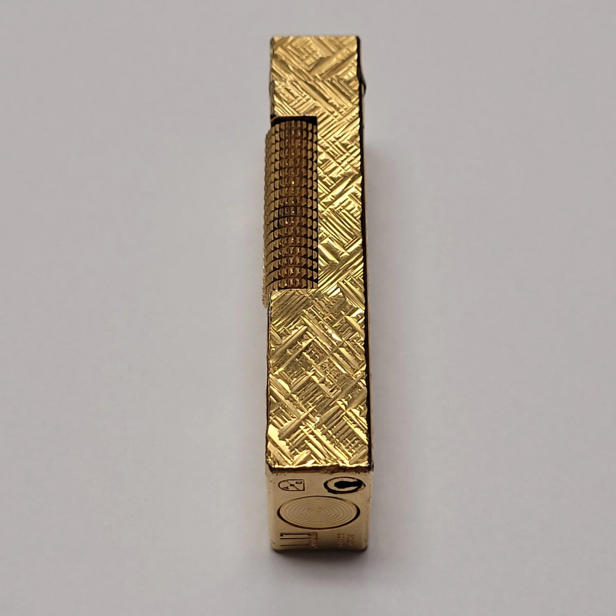 Alfred Dunhill Rollagas Gold Plated & Florentine Lighter