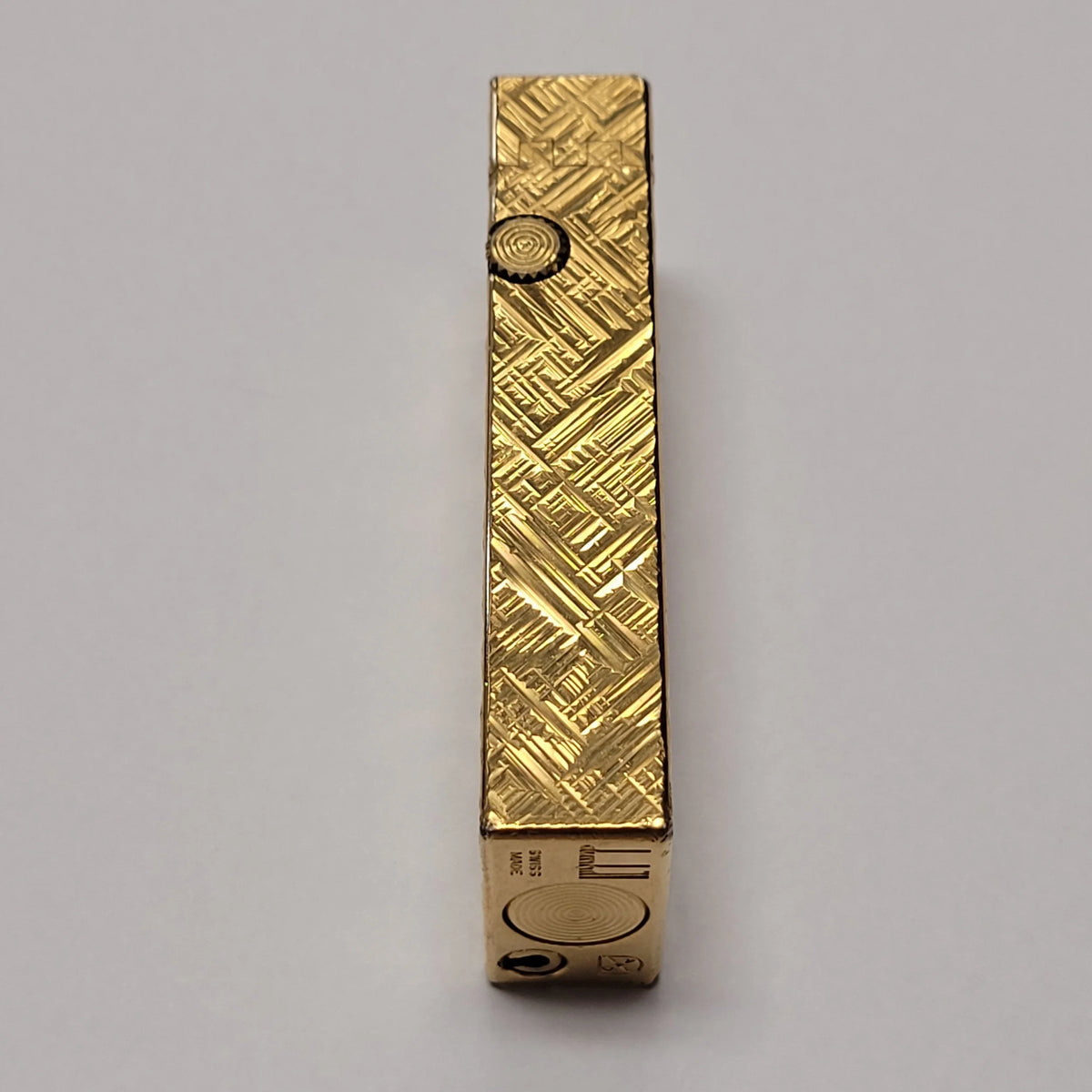 Alfred Dunhill Rollagas Gold Plated & Florentine Lighter