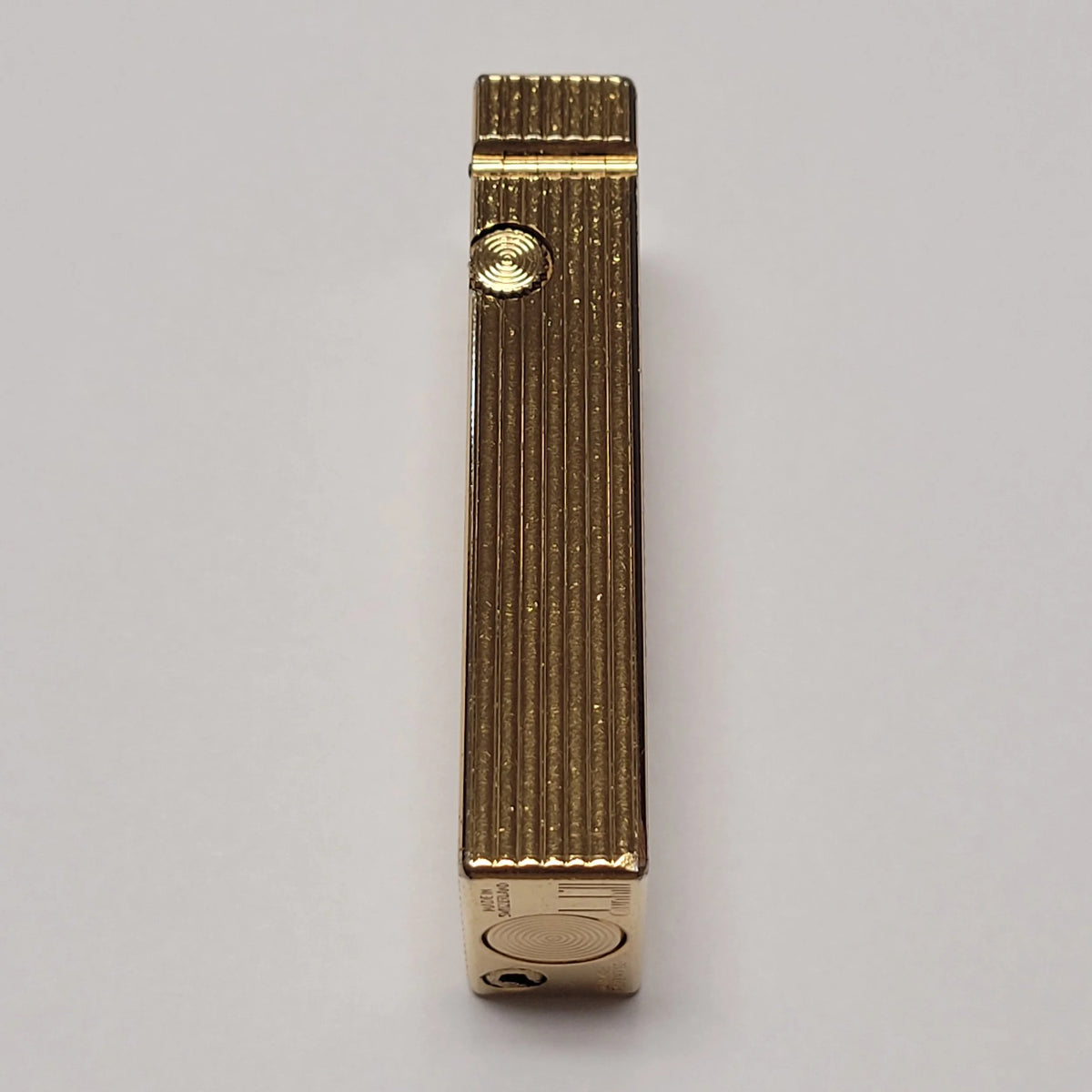 1960s Alfred Dunhill Rollagas Gold Plated & Lines Lighter