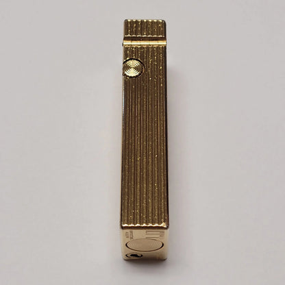 1960s Alfred Dunhill Rollagas Gold Plated & Lines Lighter