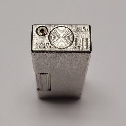 Alfred Dunhill Rollagas Silver Plated & Fine Bark Lighter