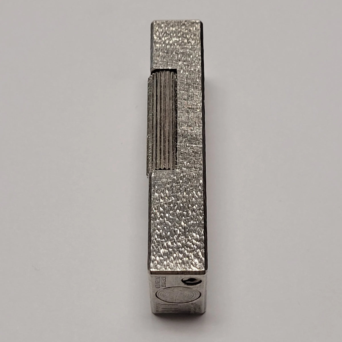 Alfred Dunhill Rollagas Silver Plated & Fine Bark Lighter