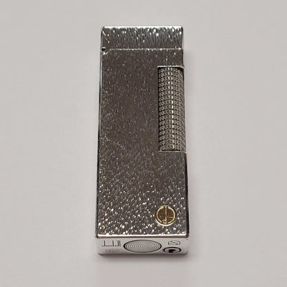 Alfred Dunhill Rollagas Silver Plated & Fine Bark Lighter
