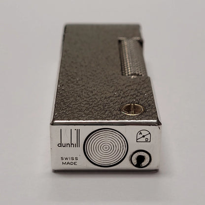 Alfred Dunhill Rollagas Silver Plated & Fine Bark Lighter