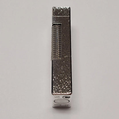 Alfred Dunhill Rollagas Silver Plated & Fine Bark Lighter