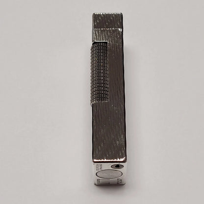 1970s Alfred Dunhill Rollagas Silver Plated & Wavy Lines Lighter