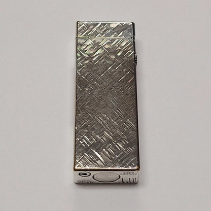 1960s Alfred Dunhill Rollagas Silver Plated & Florentine Lighter