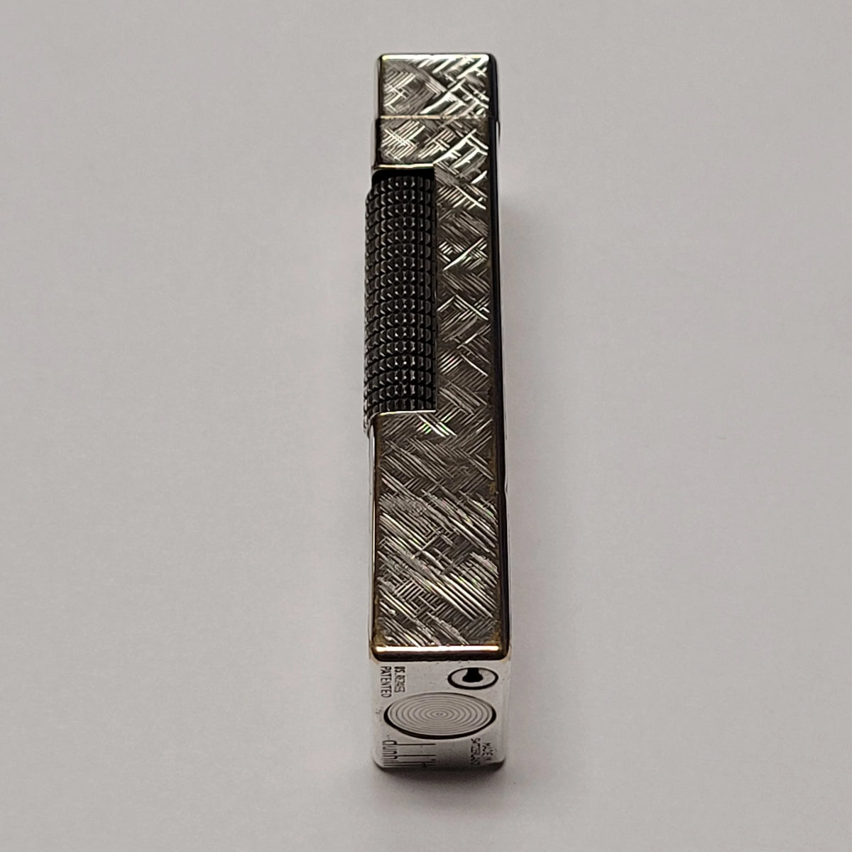 1960s Alfred Dunhill Rollagas Silver Plated & Florentine Lighter