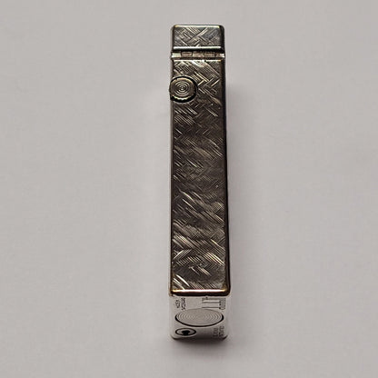 1960s Alfred Dunhill Rollagas Silver Plated & Florentine Lighter