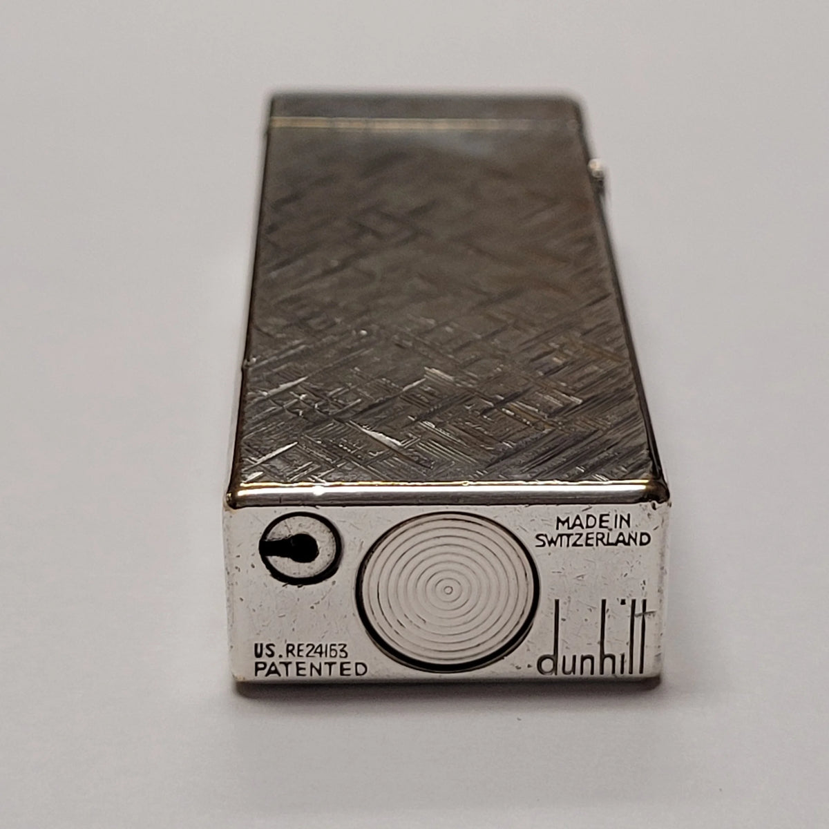 1960s Alfred Dunhill Rollagas Silver Plated & Florentine Lighter