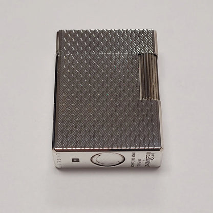 S.T. Dupont Ligne 1 Silver Plated & Wavy Lines Lighter