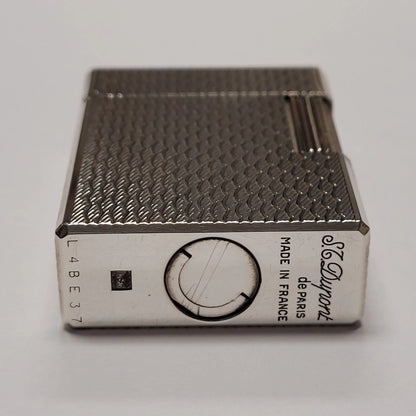 S.T. Dupont Ligne 1 Silver Plated & Wavy Lines Lighter