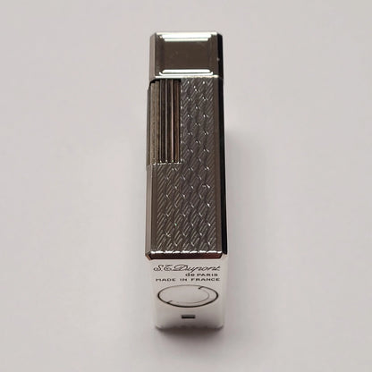 S.T. Dupont Ligne 1 Silver Plated & Wavy Lines Lighter