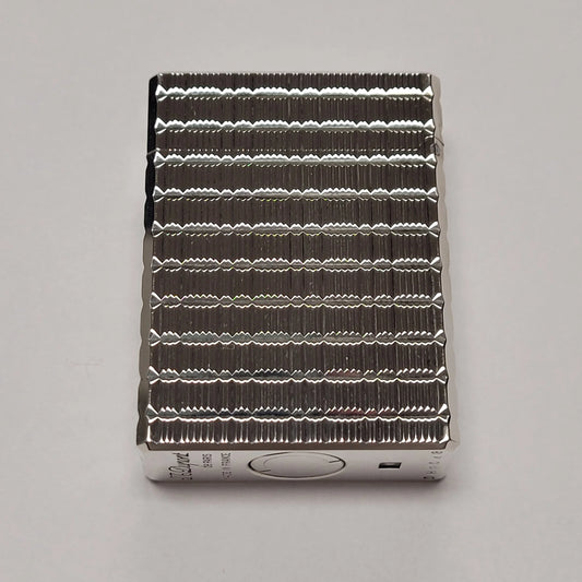 S.T. Dupont Ligne 1 Silver Plated & Rectangular Tartan Lighter
