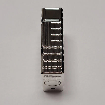 S.T. Dupont Ligne 1 Silver Plated & Rectangular Tartan Lighter