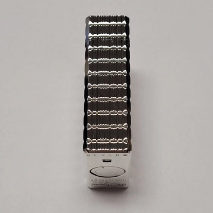 S.T. Dupont Ligne 1 Silver Plated & Rectangular Tartan Lighter