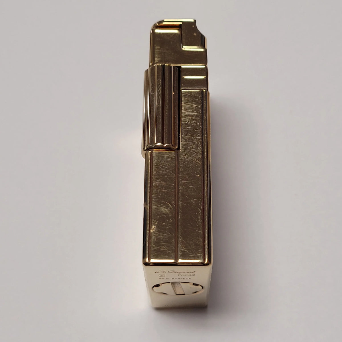 S.T. Dupont Urban Gold Plated & Columns Lighter