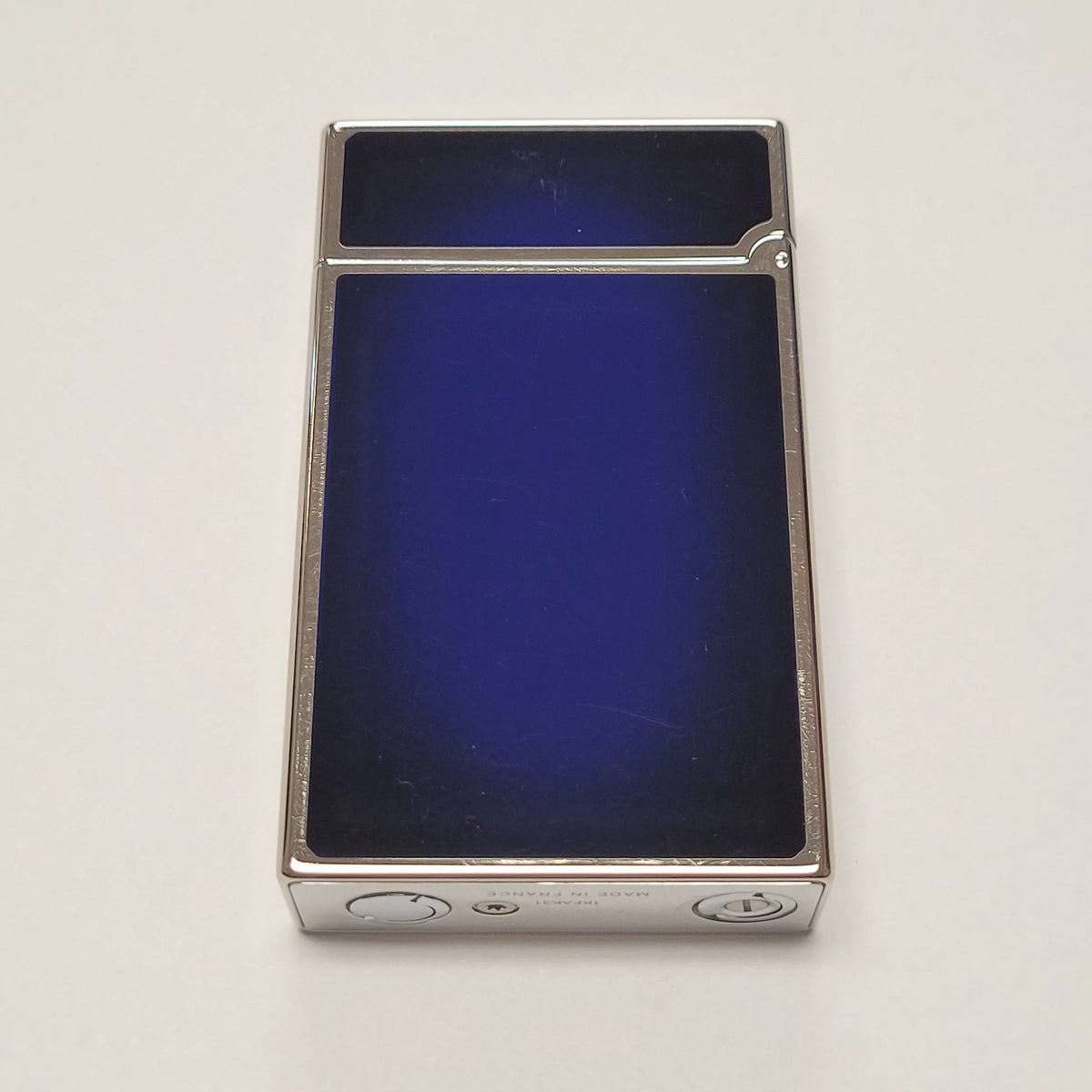 S.T. Dupont Le Grand Sunburst Blue Lacquer Lighter C23013