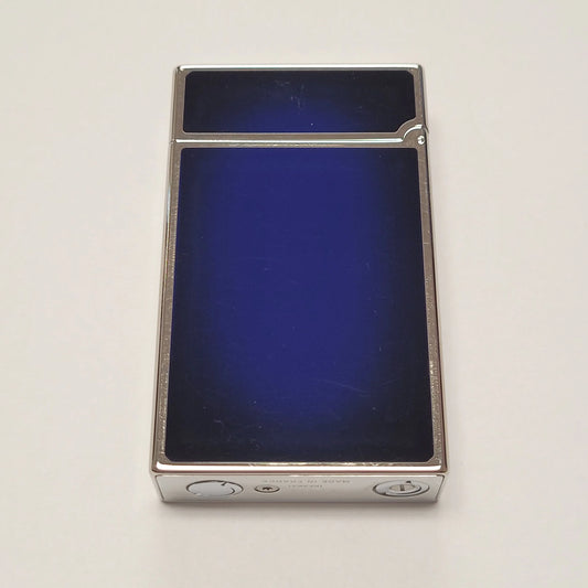 S.T. Dupont Le Grand Sunburst Blue Lacquer Lighter C23013
