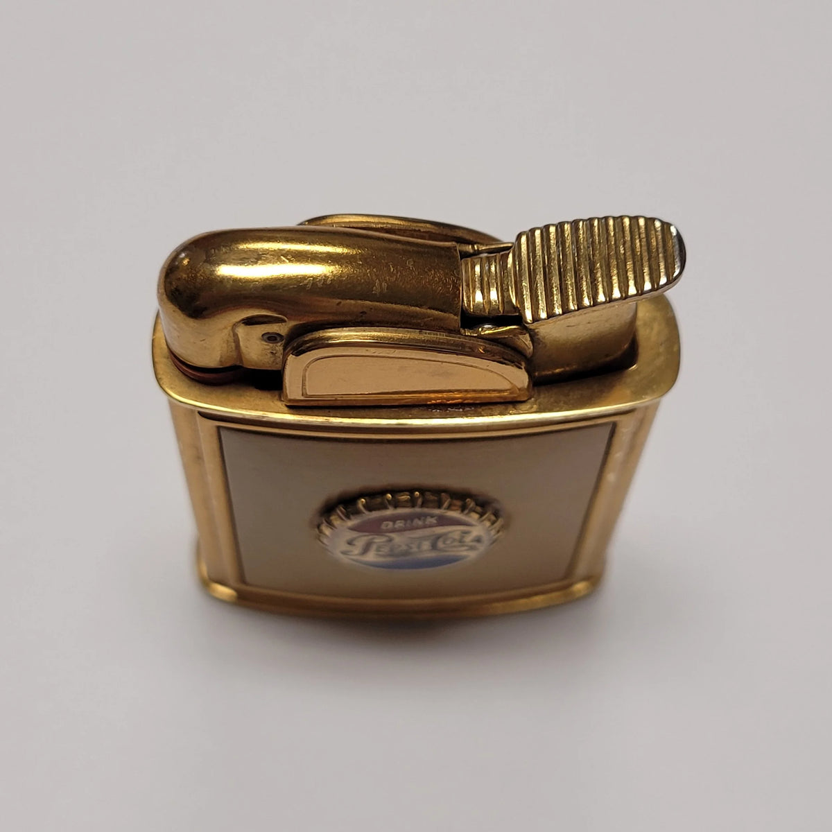 1950s Evans Banner Pepsi-Cola Gold Pocket Lighter