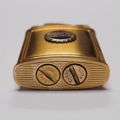 1950s Evans Banner Pepsi-Cola Gold Pocket Lighter