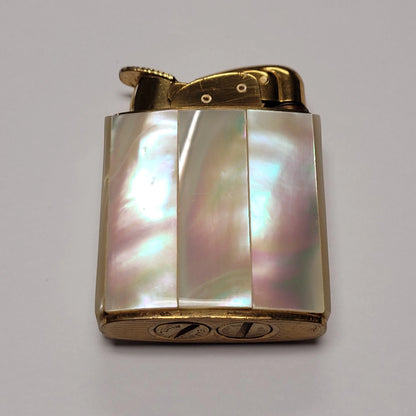 1950s Evans Banner Mother of Pearl Pocket Lighter