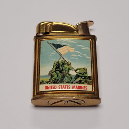 1950s Evans Banner United States Marines Pocket Lighter