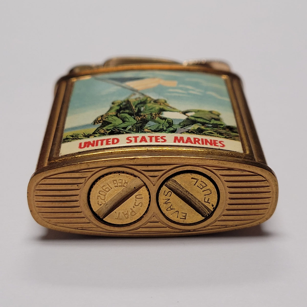 1950s Evans Banner United States Marines Pocket Lighter