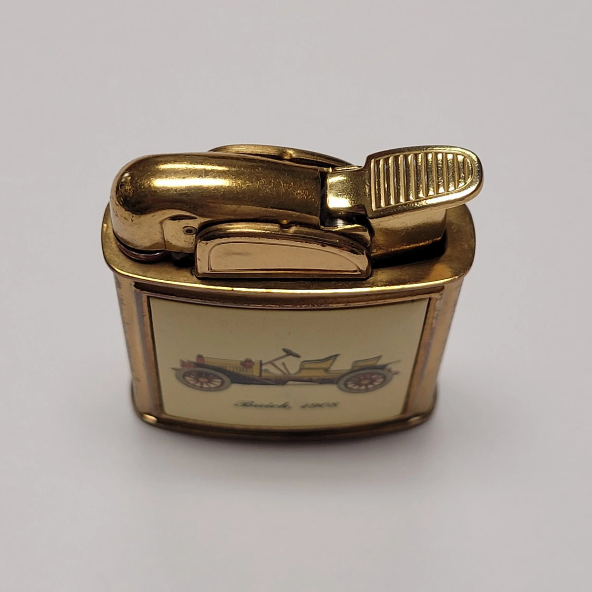1950s Evans Banner Buick 1908 Automobile Pocket Lighter