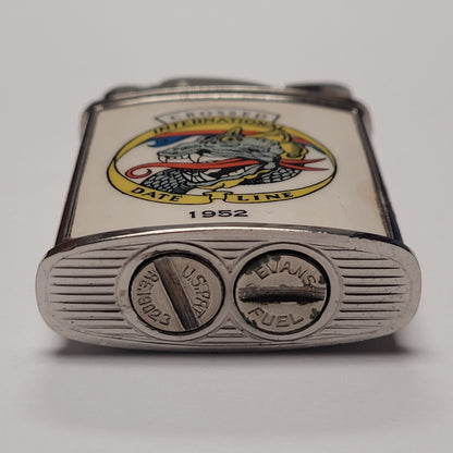 1950s Evans Banner Crossed International Date Line Lighter