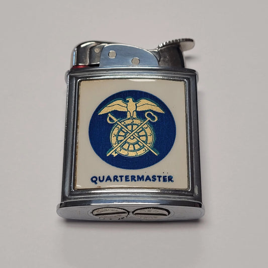 1950s Evans Banner U.S. Army Quartermaster Pocket Lighter