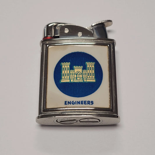 1950s Evans Banner U.S. Army Corps of Engineers Pocket Lighter