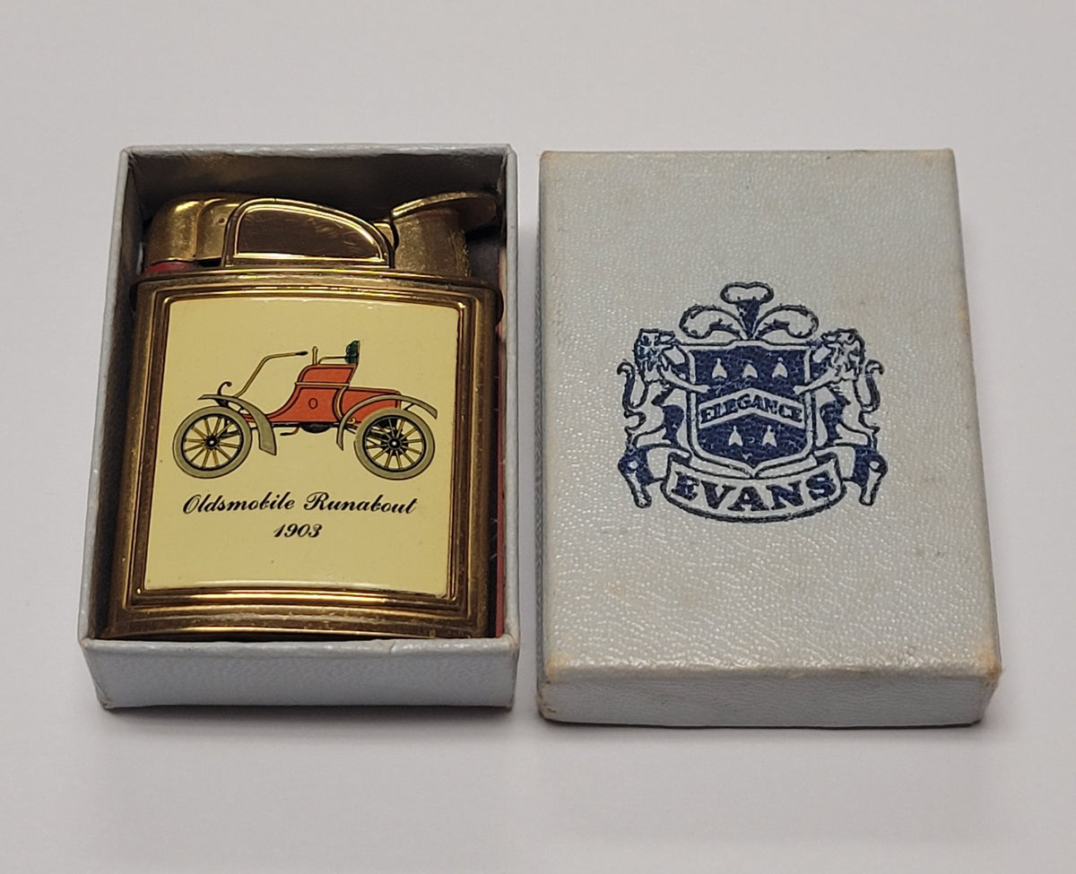 1950s Evans Banner Oldsmobile Runabout 1903 Pocket Lighter