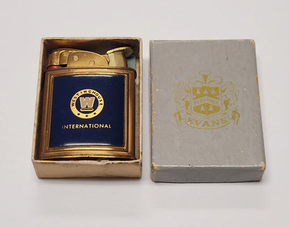 1950s Evans Banner Westinghouse International Pocket Lighter