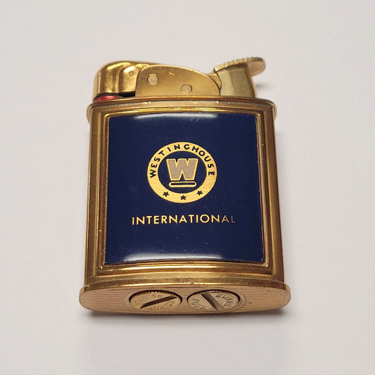 1950s Evans Banner Westinghouse International Pocket Lighter