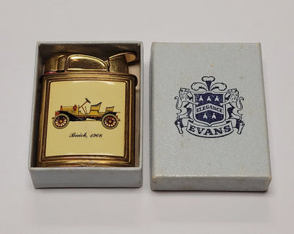 1950s Evans Banner Buick 1908 Automobile Pocket Lighter