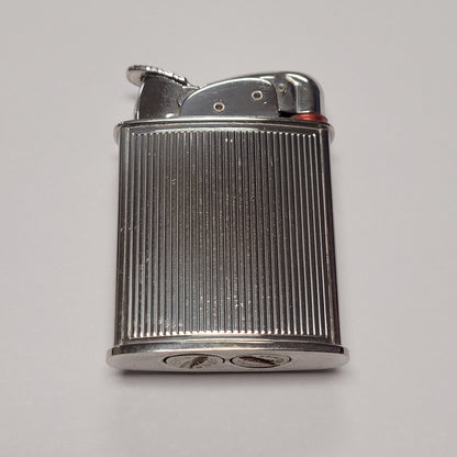 1950s Evans Banner Black Enamel Pocket Lighter
