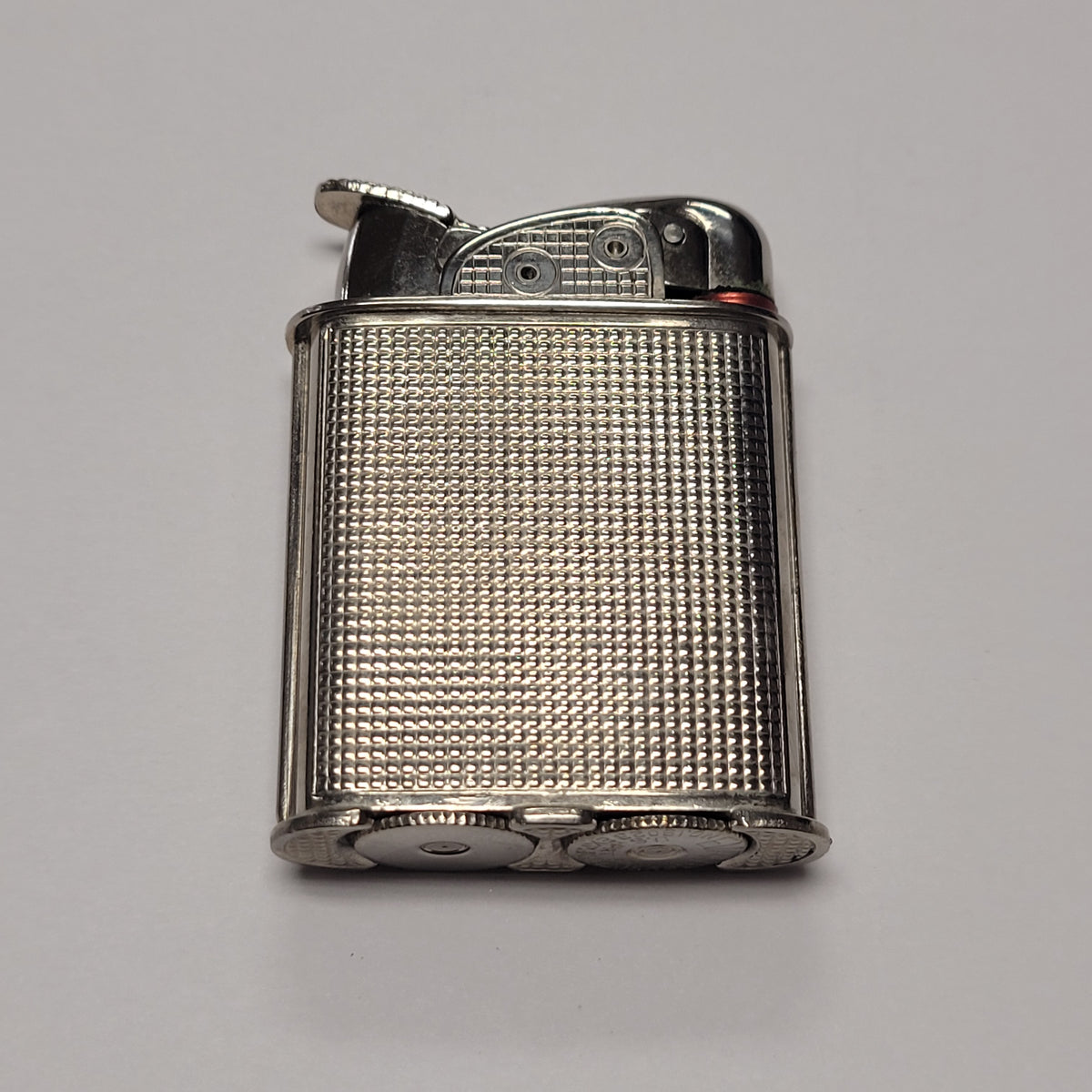1950s Evans Art Deco Chrome Pocket Lighter