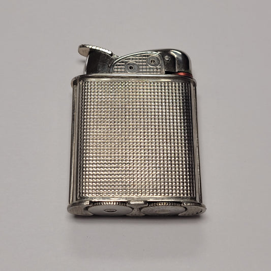1950s Evans Art Deco Chrome Pocket Lighter