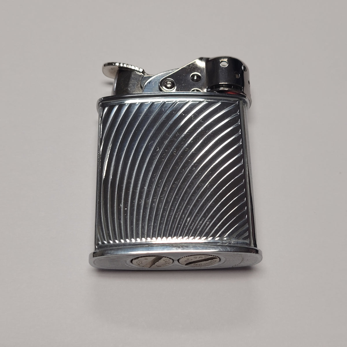 1950s Evans Swirled Lines Windguard Pocket Lighter