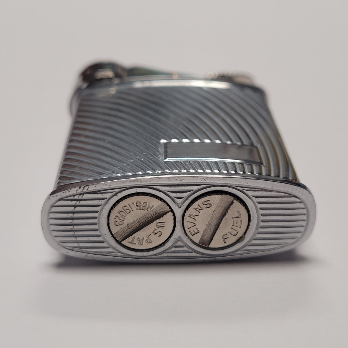 1950s Evans Swirled Lines Windguard Pocket Lighter