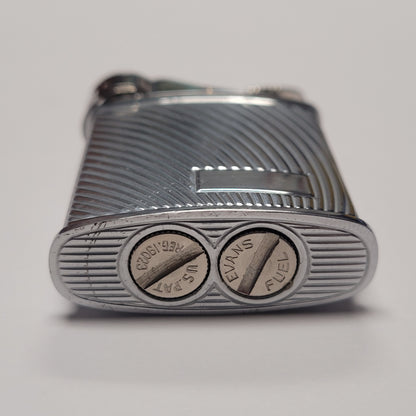 1950s Evans Swirled Lines Windguard Pocket Lighter